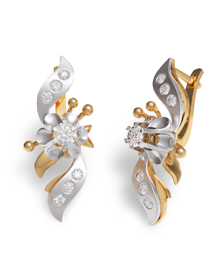 картинка Серьги 842-489 ювелирные изделия Diamo+